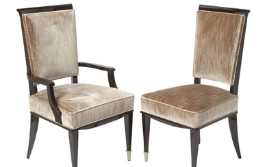 Set of 12 French Art Deco Style Dining Chairs