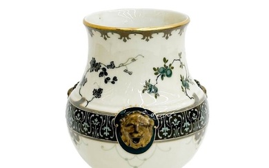 Sevres Porcelain Vase Albert Dammouse Pate sur Pate circa 1900