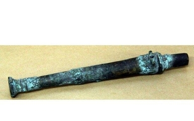 Small Antique Bronze Hand Cannon