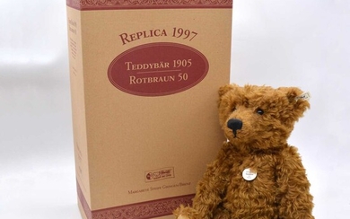 Steiff Germany teddy bear, 404306 'Teddybear 1909', boxed with certificate