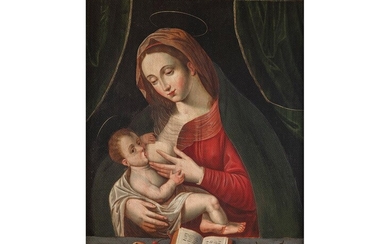 Antwerpener Maler, Mitte des 16. Jahrhunderts, MARIA LACTANS