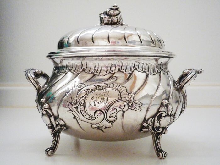Sugar caster - .800 silver - Germany - Late 19th century
