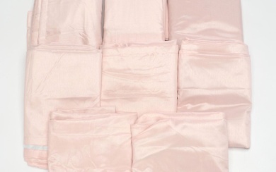 Sun Zero Pink Polyester Drapes