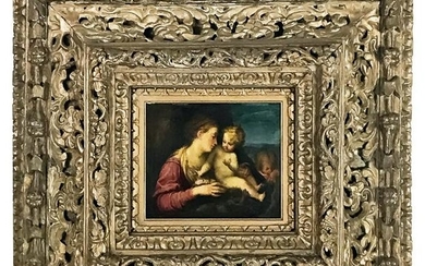 Virgin & St. John Painting after Francesco Parmigianino
