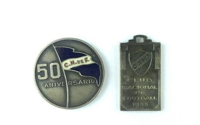Three football medals