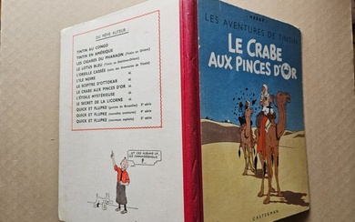 Tintin - Le Crabe aux Pinces d'Or (A22) - EO couleur - 1 Album - 1944