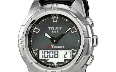 Tissot - T-Touch Solar Chronograph Diamond Black Strap - T0472204612600 - Men - 2011-present