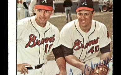 Tony Cloninger Autographed Auto 1967 Topps Card #396 Atlanta Braves 170877