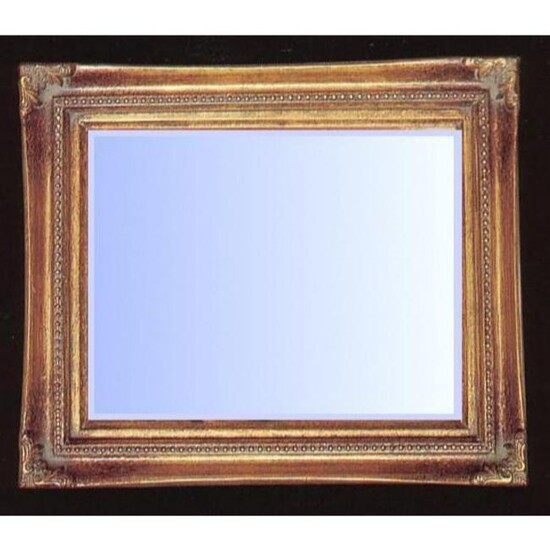 Traditional Gold Gilt Beveled Mirror
