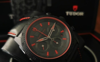 Tudor - Fastrider Black Shield Chronograph Ceramic Case UNWORN Barcode - Ref. 42000CR - Men - 2011-present