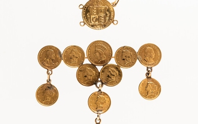 Two Pieces of Coin Jewelry