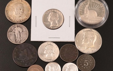 Type Coin Collection Featuring Fourteen Different U.S. Coins