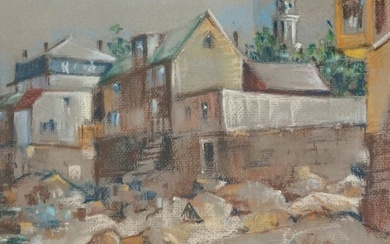 Unknown Artist - Front Beach, First Congregational Church, Rockport, MA