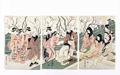Utagawa Toyokuni - Woodcut Prints, Group of 3
