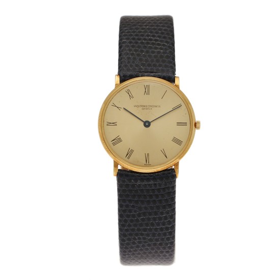 Vacheron & Constantin: A gentleman's wristwatch of 18k gold, ref. 6714. Mechanical movement with manual winding, cal. 1003. 1960s.