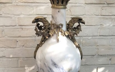 Vase - Bronze, Marble - Circa 1900