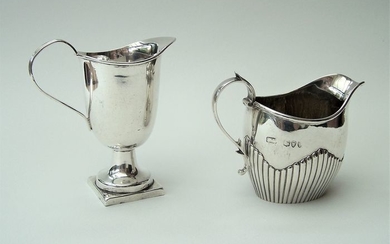 VictorianSterling Silver Creamers (2) - .925 silver - Corfield & Co and Chaplin & Sons, London & Birmingham- England - 1895 & 1897