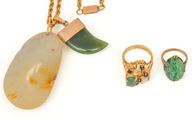 Vikki Carr | Jade and Gold Jewelry