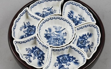 Vintage Chinese Porcelain Sweet Meat Set