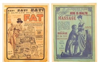Vintage Medical Advertising Poster Art