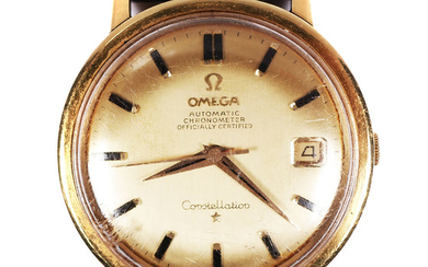 Vintage OMEGA Constellation 18k Gold Men's Watch