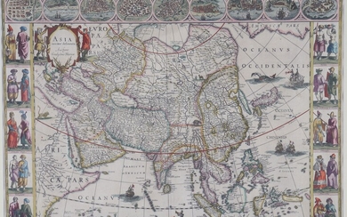 Willem Janszoon BLAEU (1571-1638) "carte d'Asie"