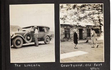 Zane Grey photo album 1929, approx. 175 photos