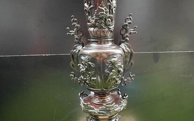 large vase - Patinated bronze - Japan - Meiji period (1868-1912)