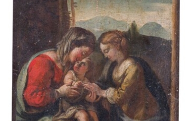 secondo Correggio Mystical Marriage of Saint Catherine of Alexandria