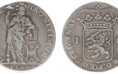 1 Gulden 1799 (Sch. 98 / Delm. 1182) - VF...