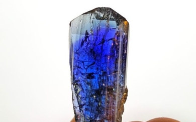 100% Natural!!! Blue to Pink & Yellow!!! Pleochroism ZOISITE var. TANZANITE Crystals on matrix - 3.5×1.7×1 cm - 11 g