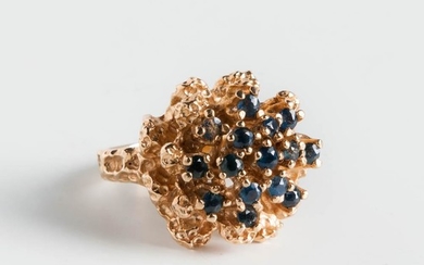 14kt Gold and Sapphire Ring