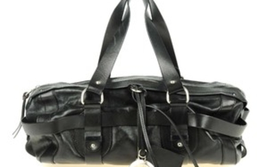 CHLOÉ - a black leather Kerala handbag. View more details