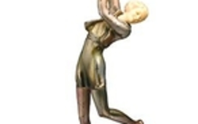 JOHANN PHILIPP PREISS 1882 - 1943 Dancer, 1920 circa Silver...