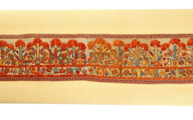 A LONG EMBROIDERED PANEL