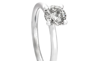 1.10 tcw Diamond Ring - 14 kt. White gold - Ring - 1.10 ct Diamond - No Reserve Price