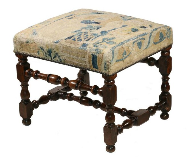 17TH C. CONTINENTAL FOOTSTOOL