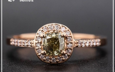 18 kt. Pink gold - Ring - 0.67 ct Diamond