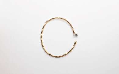 18 kt. Yellow gold - Bracelet - 0.04 ct Diamond