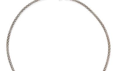 18CT GOLD AND DIAMOND NECKLACE