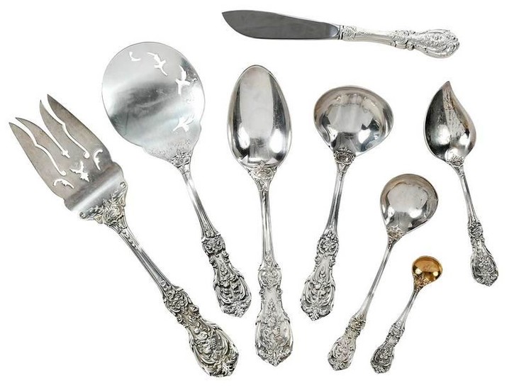19 Francis I Sterling Serving Pieces