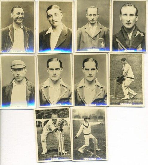 1928 Test Cricketers Cigarette Cards (10)