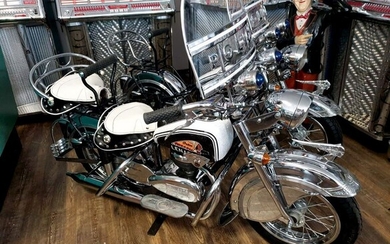1950's Belgian Lenaerts Carousel Indian Motorbike