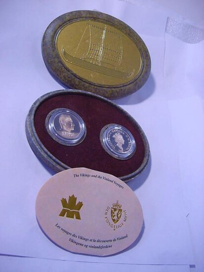1999 NORWAY & 1999 CANADA PROOF COIN SET