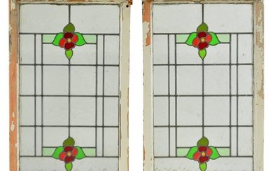 2 Large British Stained Glass Windows