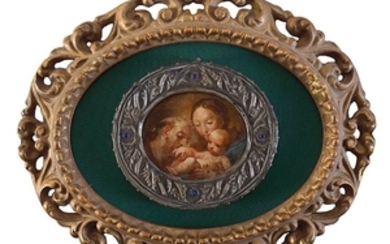 VENETIAN SCHOOL, 18th CENTURY Holy Family Oil on canvas, cm....