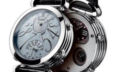 Korloff - Reversible Voyager Edition GMT Watch- MTZA - Men - BRAND NEW