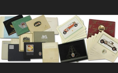 Collection of Fleetwood Car Brochures, including