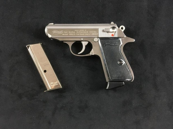 38 Caliber Semi Automatic Pistol, Walther PPK by Smith