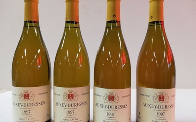 4 bouteilles de Auxey Duresses. 1997. Marc Lauby à Nuits St Georges. Grand vin de...